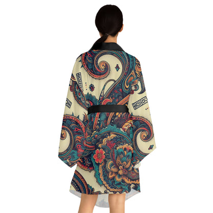 Long Sleeve Kimono Robe (ORIENTAL FLAVOR)