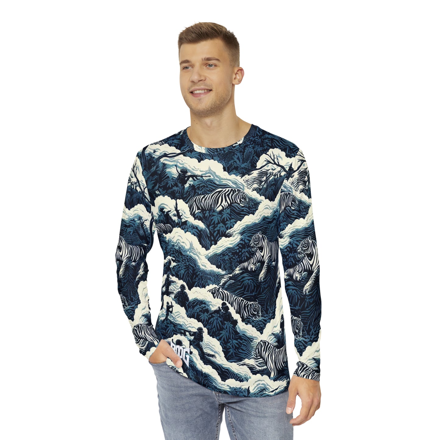 Boog Men's Long Sleeve Shirt (TIGERBOOG 10)