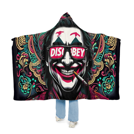 DISOBEY Hooded Blanket - CLOWN MAN