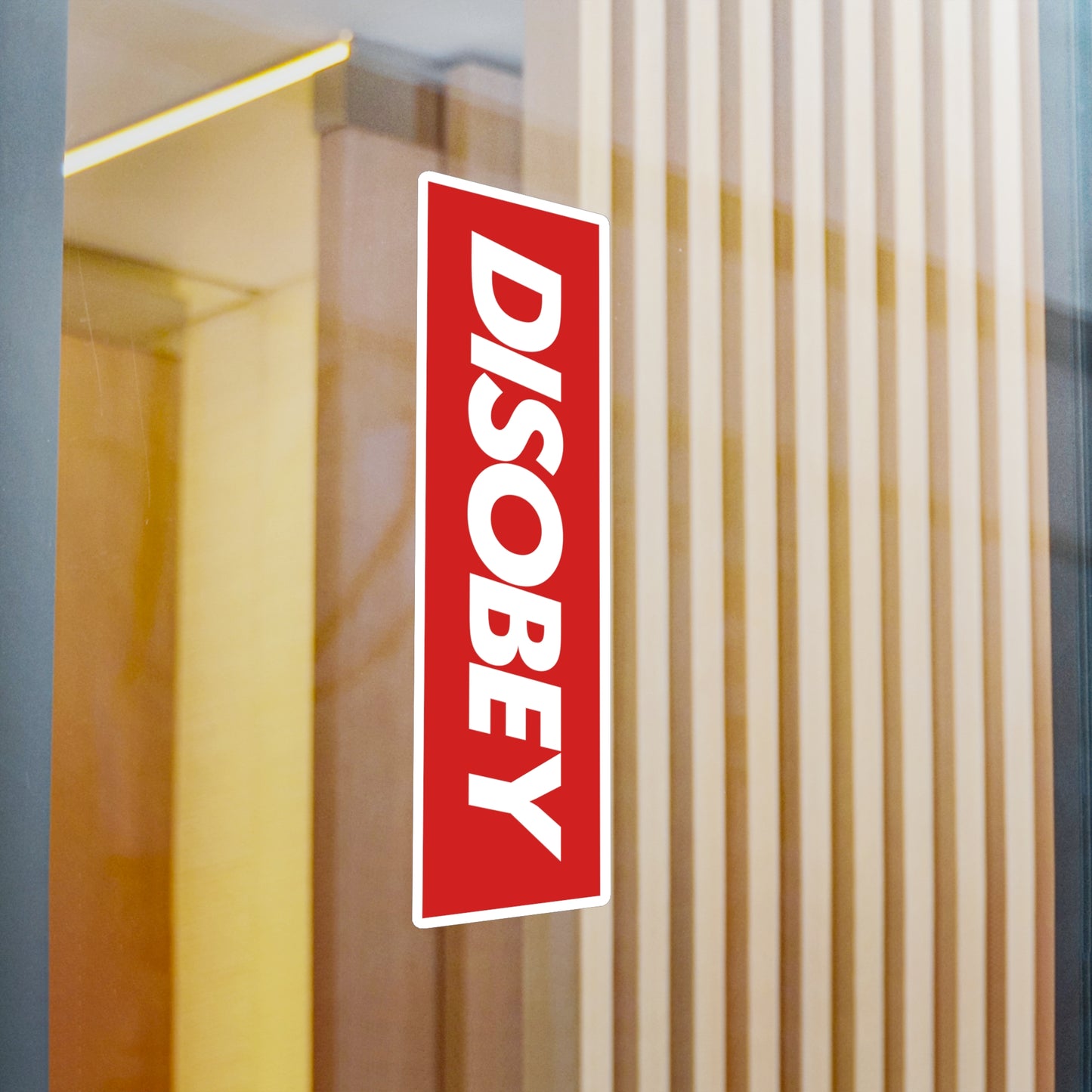 DISOBEY Vinyl Decal