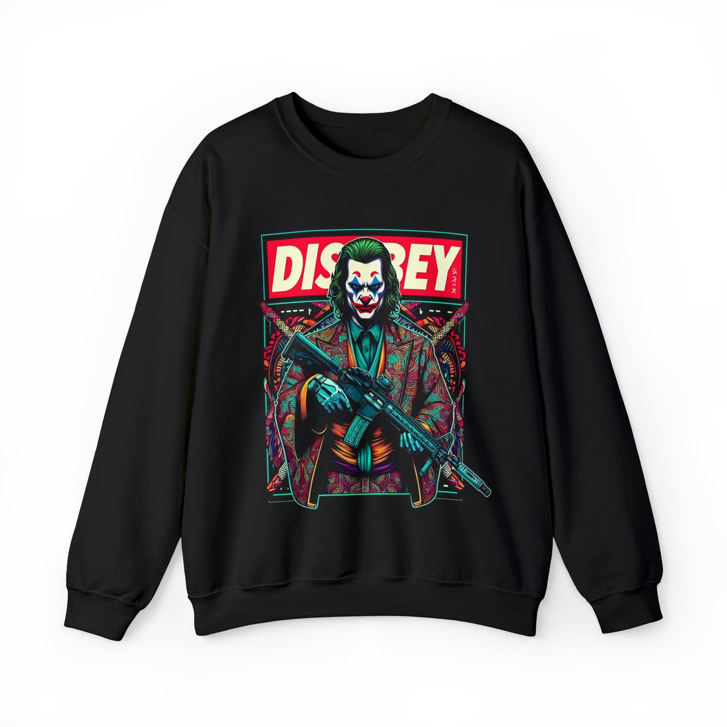 DISOBEY Crewneck Sweatshirt (ARMED CLOWN)