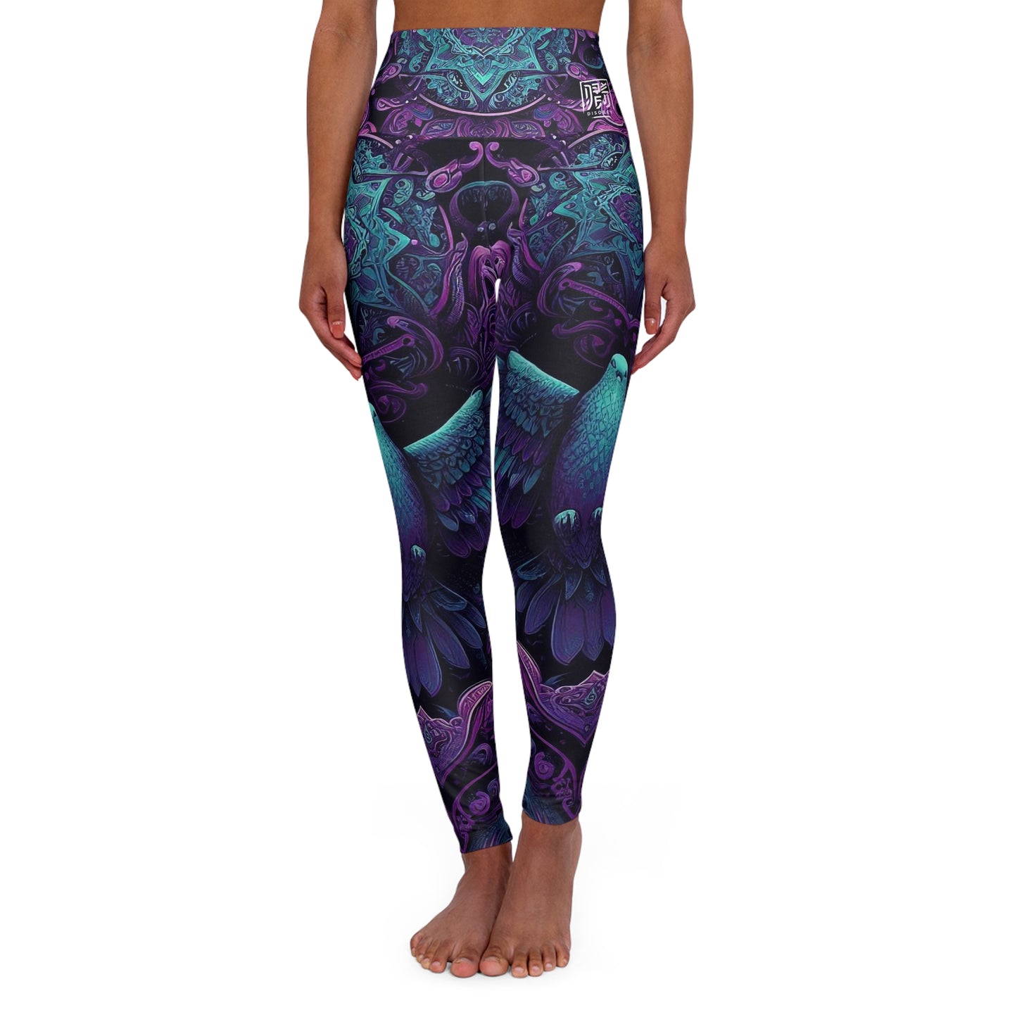 High Waisted Leggings (PURPLE PIGEON)