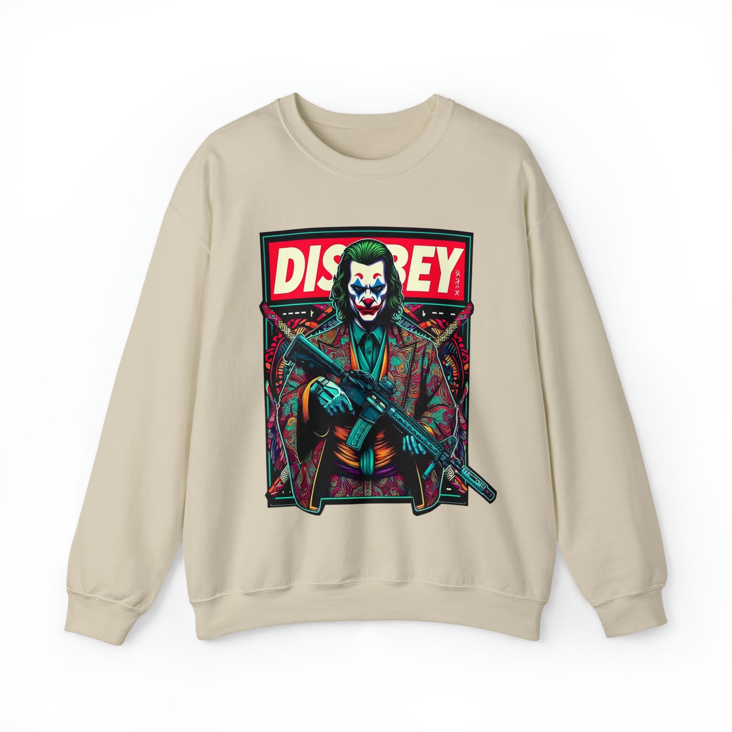 DISOBEY Crewneck Sweatshirt (ARMED CLOWN)