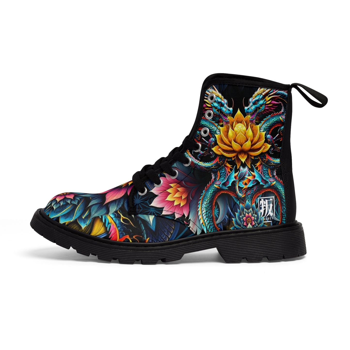 DISOBEY Women's Canvas Boots - LOTUSFACE 2025