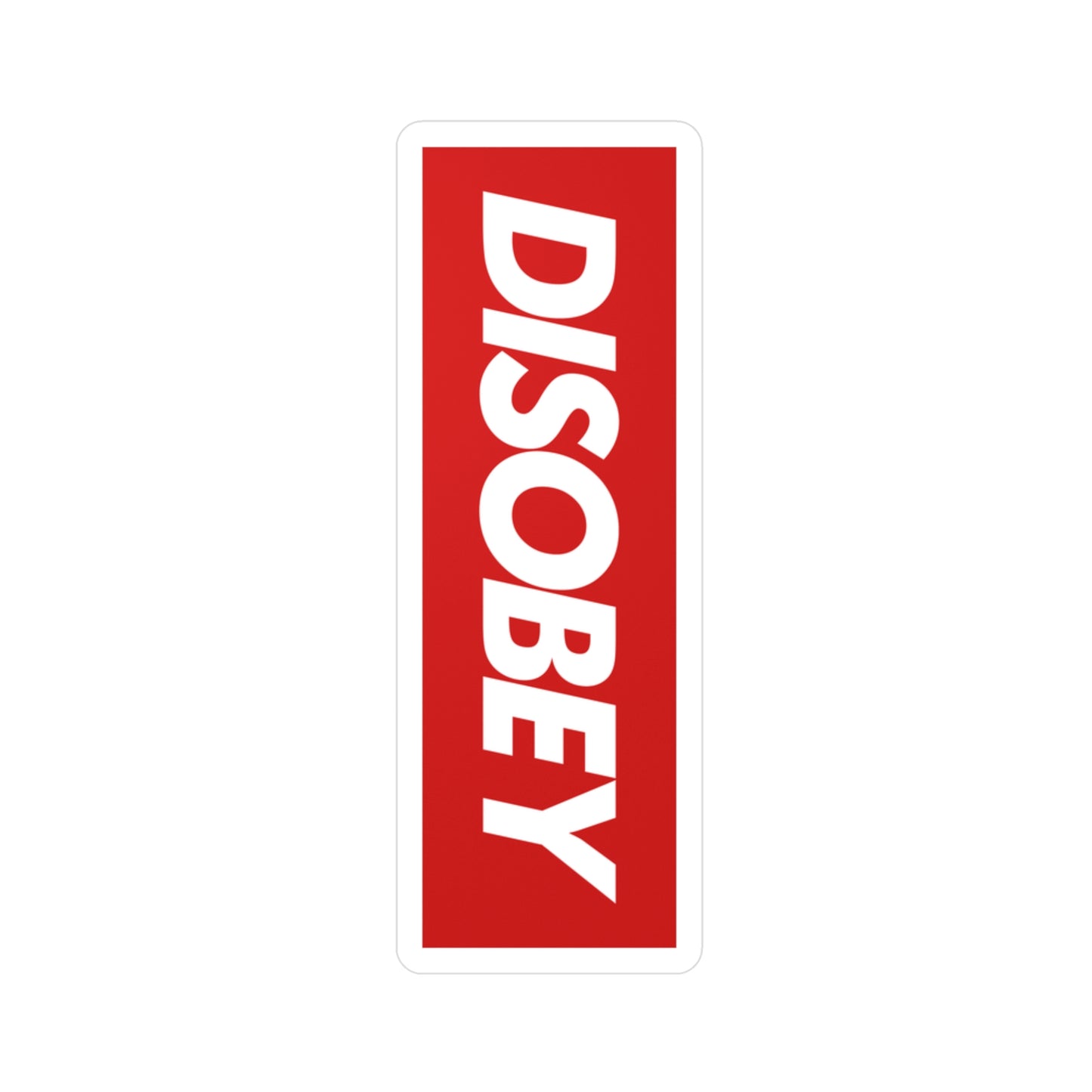 DISOBEY Vinyl Decal