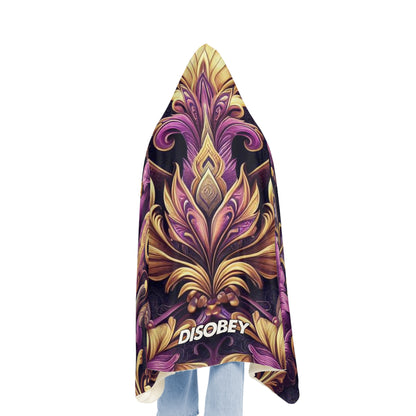 Hooded Snuggle Blanket - PURPLE TREASURE