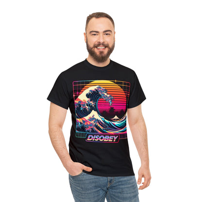 DISOBEY Classic Surf Tee - BIG WAVE 1