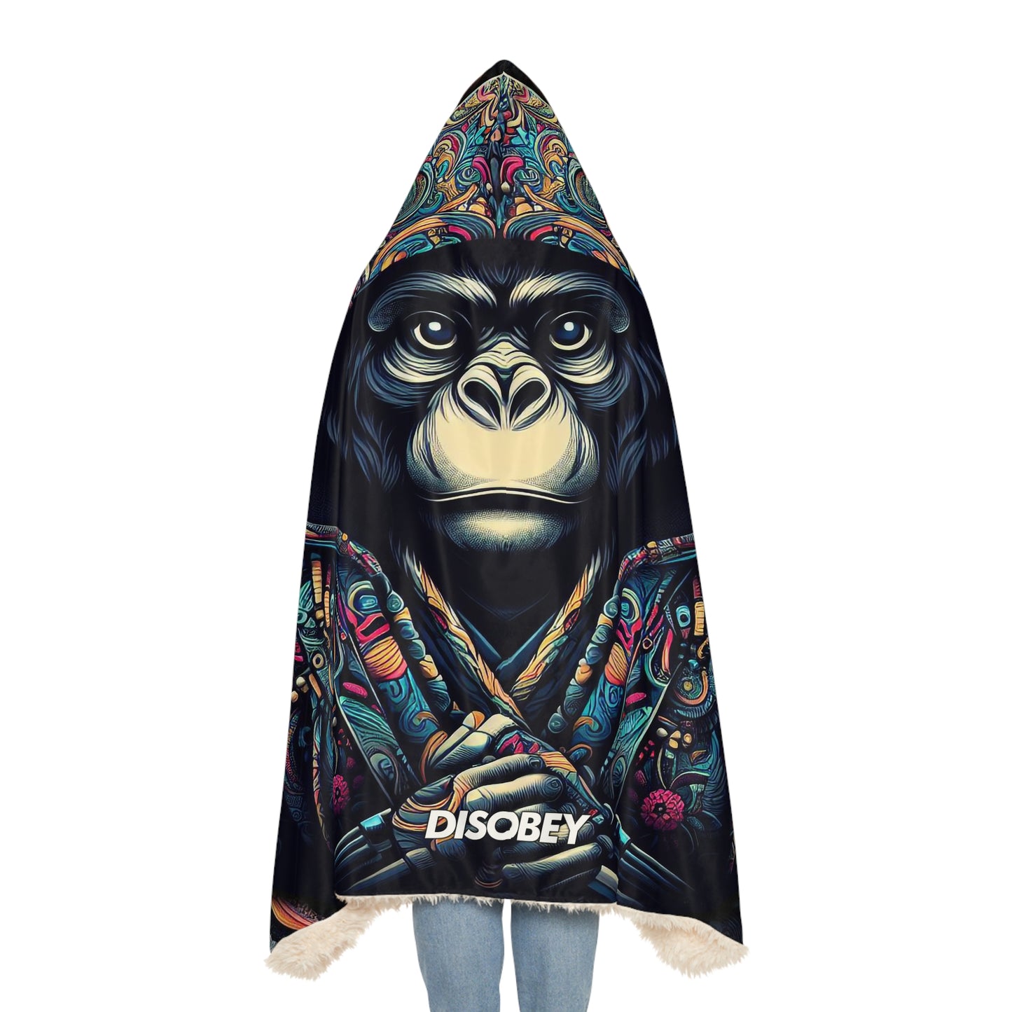 Hooded Snuggle Blanket - MONKEY BIDNESS