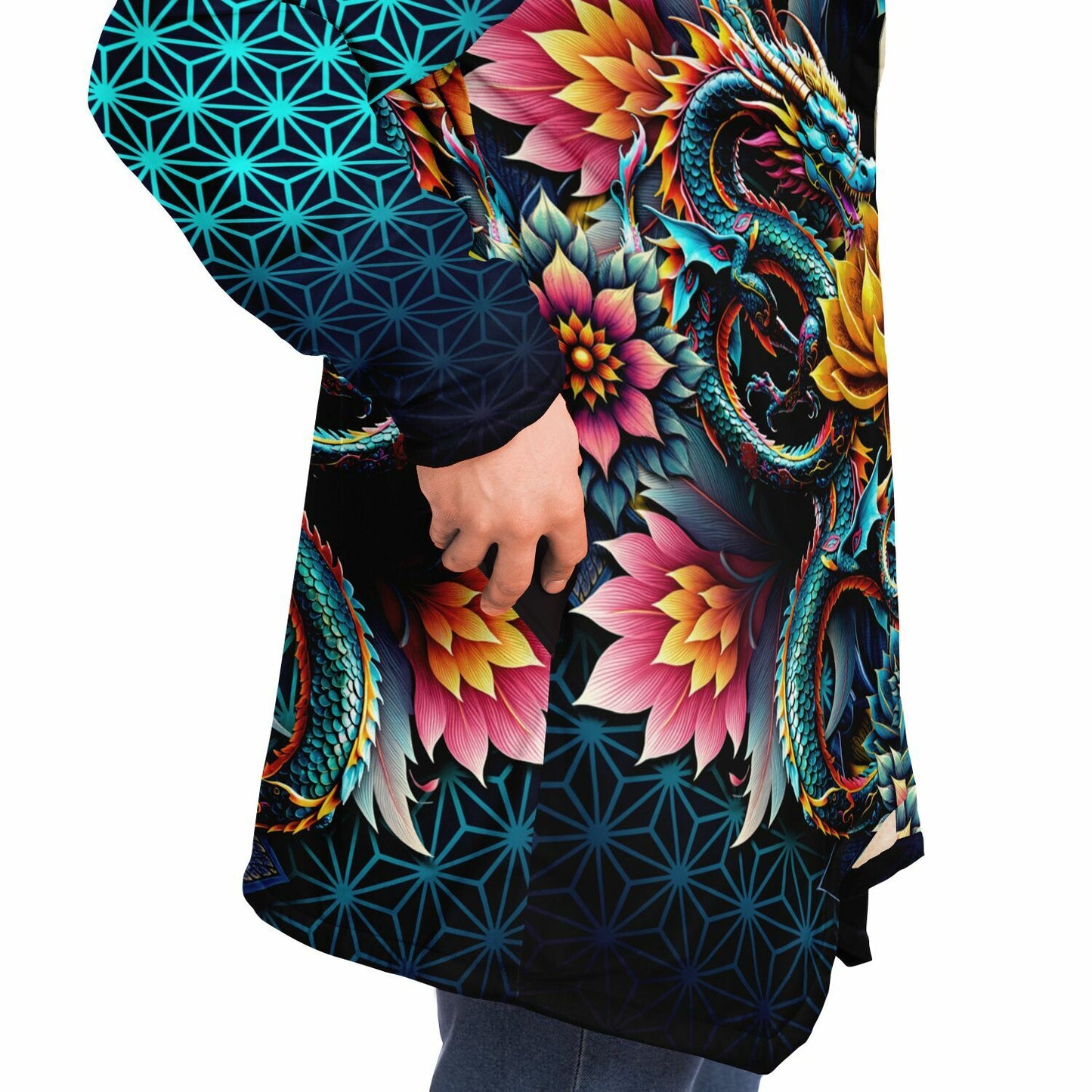 Fleece Lined Festival Cloak - LOTUSFACE 2025