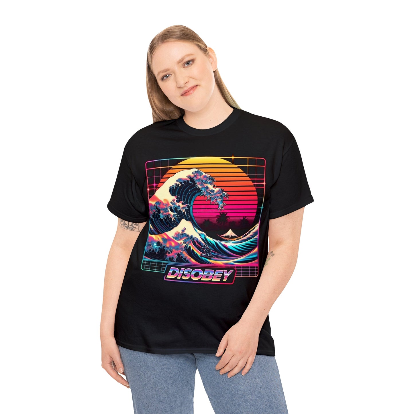 DISOBEY Classic Surf Tee - BIG WAVE 1