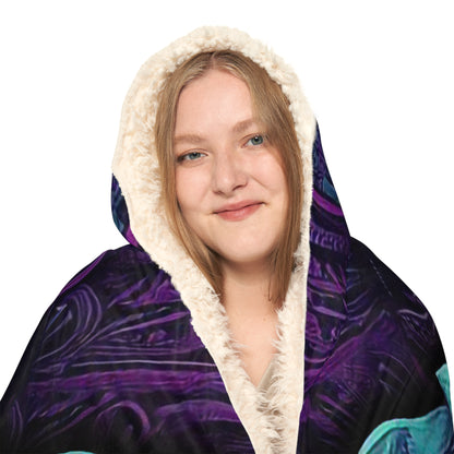 Hooded Snuggle Blanket - PIGEON PARADISE PAISLEY