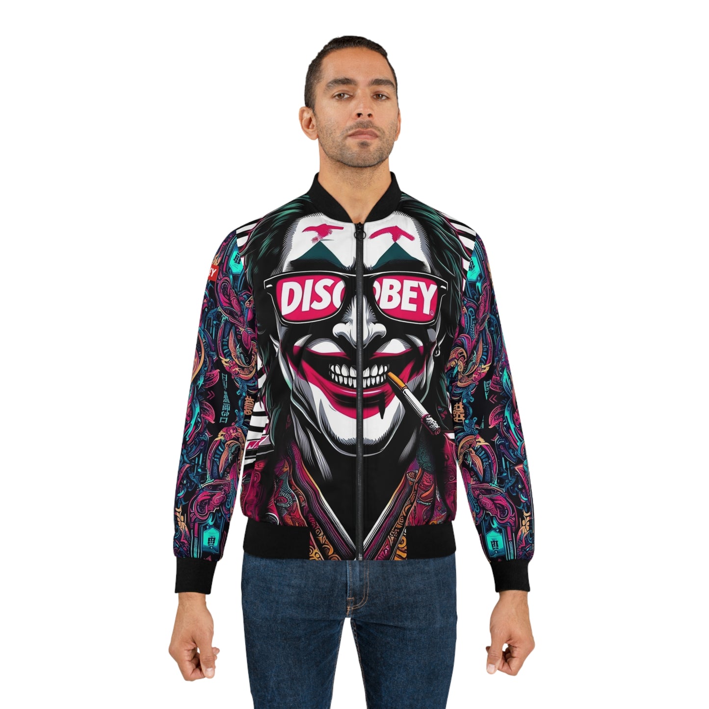 DISOBEY Men's Bomber Jacket (JACK LINEUP)