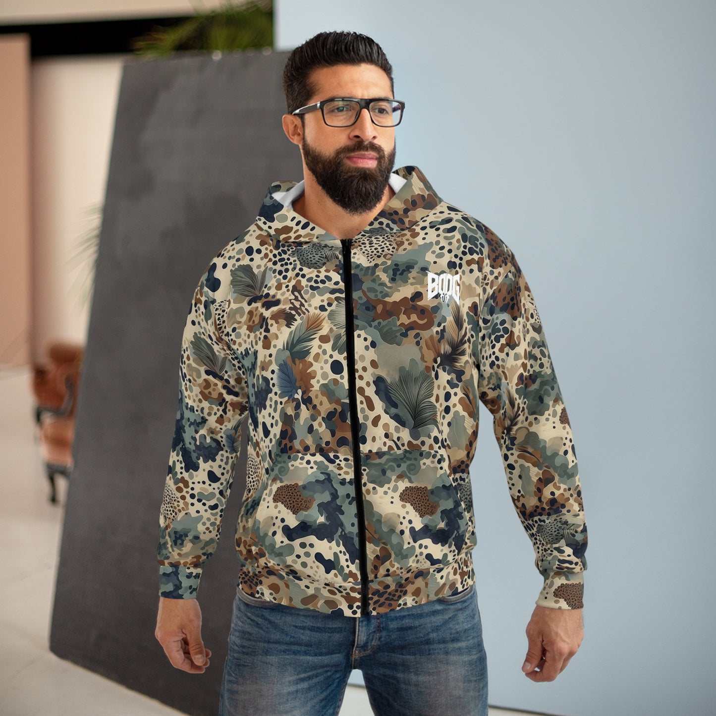 Hexcam Multisplat Cheetah Camo Hoodie