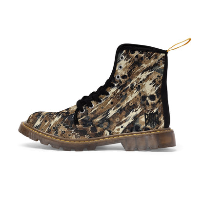 HEXCAM Desert Skull Men's Canvas Boots