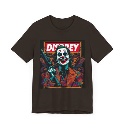 DISOBEY Unisex Tee (ARMED CLOWN 2)