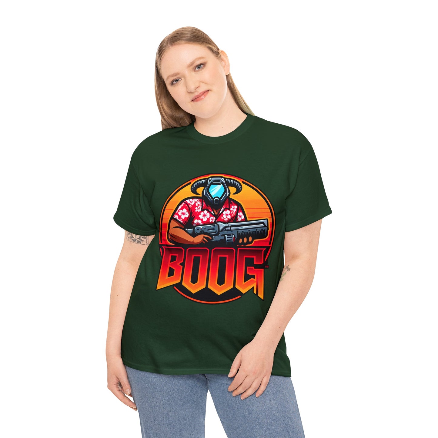 BOOG Basic Heavy Cotton Unisex Tee - BOOG LOGO