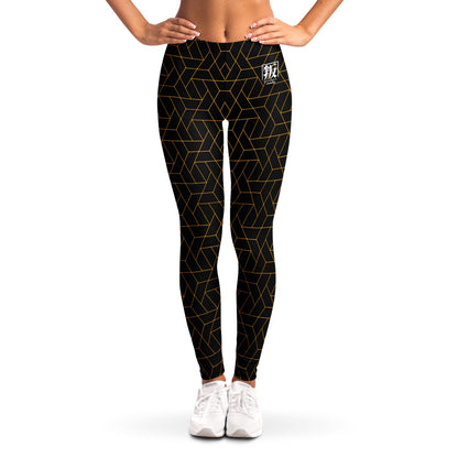 DISOBEY Festival Leggings  -  CYBERBLACK CITRUS