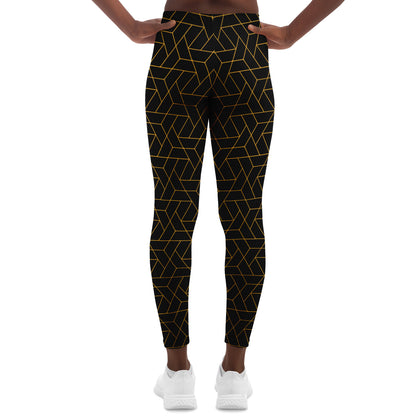 DISOBEY Festival Leggings  -  CYBERBLACK CITRUS