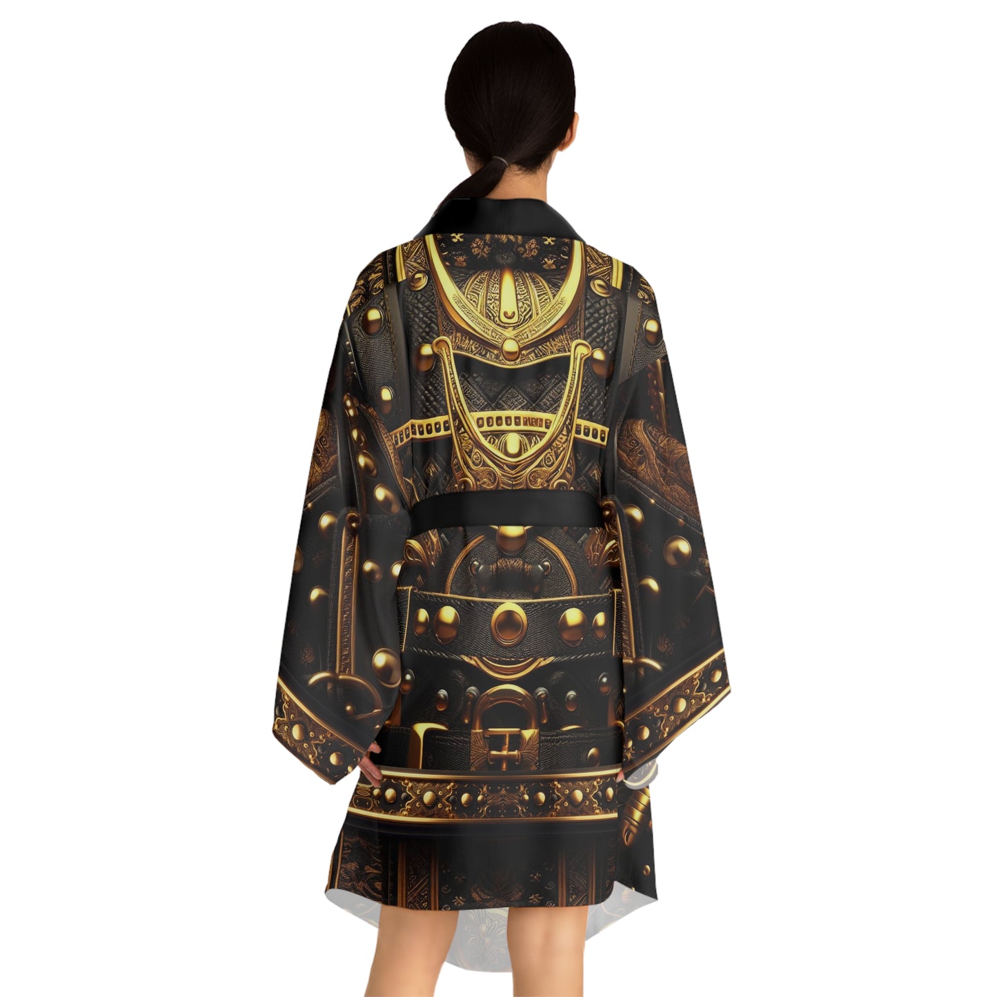 Long Sleeve Kimono Robe (SAMURAI SILK)