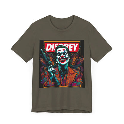 DISOBEY Unisex Tee (ARMED CLOWN 2)