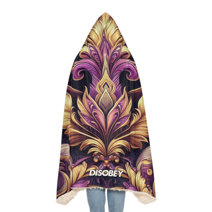 Hooded Snuggle Blanket - PURPLE TREASURE