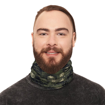 Hexcam Skull Winter Neck Gaiter With Drawstring