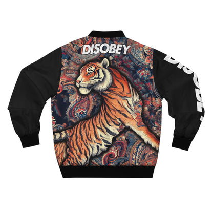 DISOBEY Men's Bomber Jacket (TIGERS ARE FRIENDS)