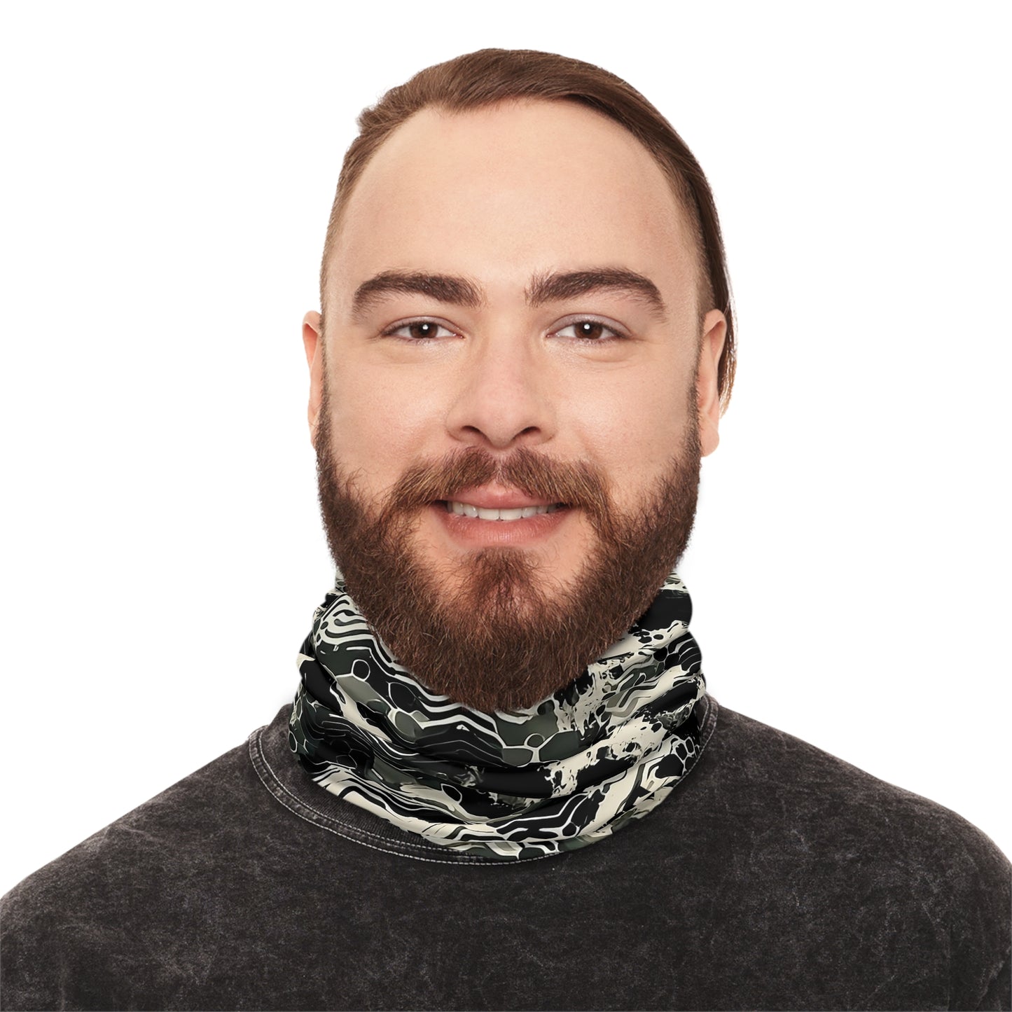 Hexcam Urbanskull Winter Neck Gaiter With Drawstring