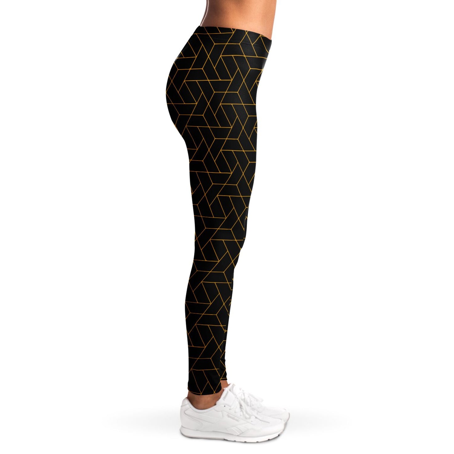 DISOBEY Festival Leggings  -  CYBERBLACK CITRUS