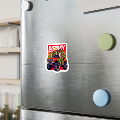 DISOBEY Retro Vinyl Decal (Truckin)