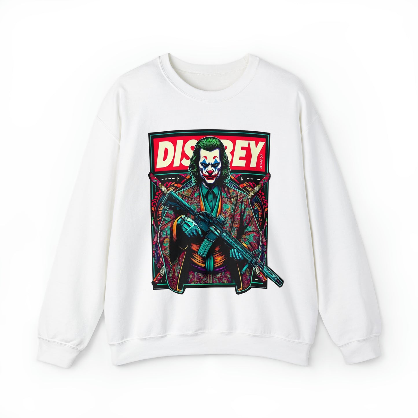 DISOBEY Crewneck Sweatshirt (ARMED CLOWN)