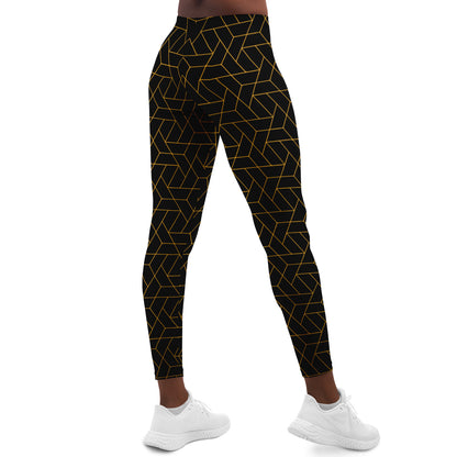 DISOBEY Festival Leggings  -  CYBERBLACK CITRUS