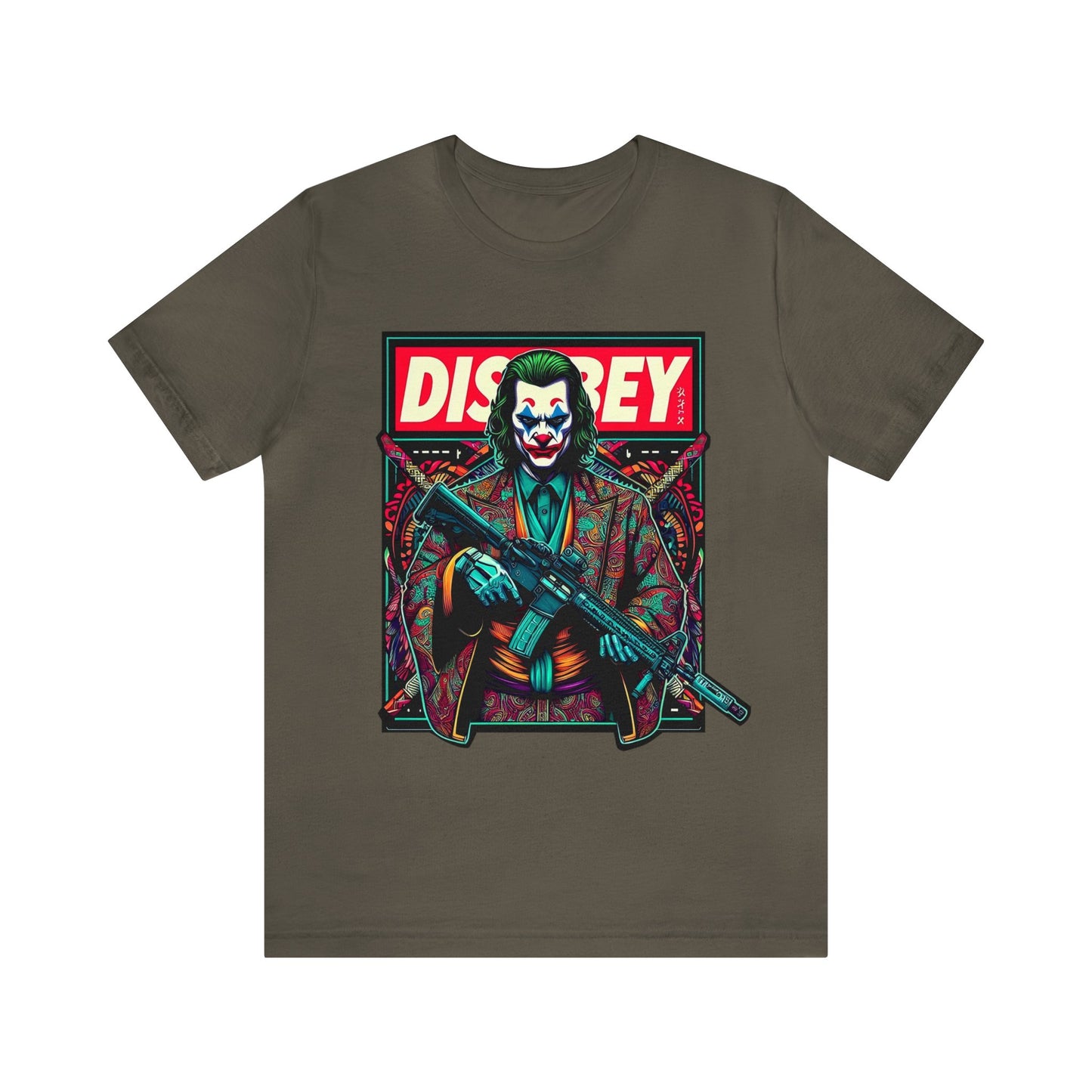 DISOBEY Unisex Tee (ARMED CLOWN)