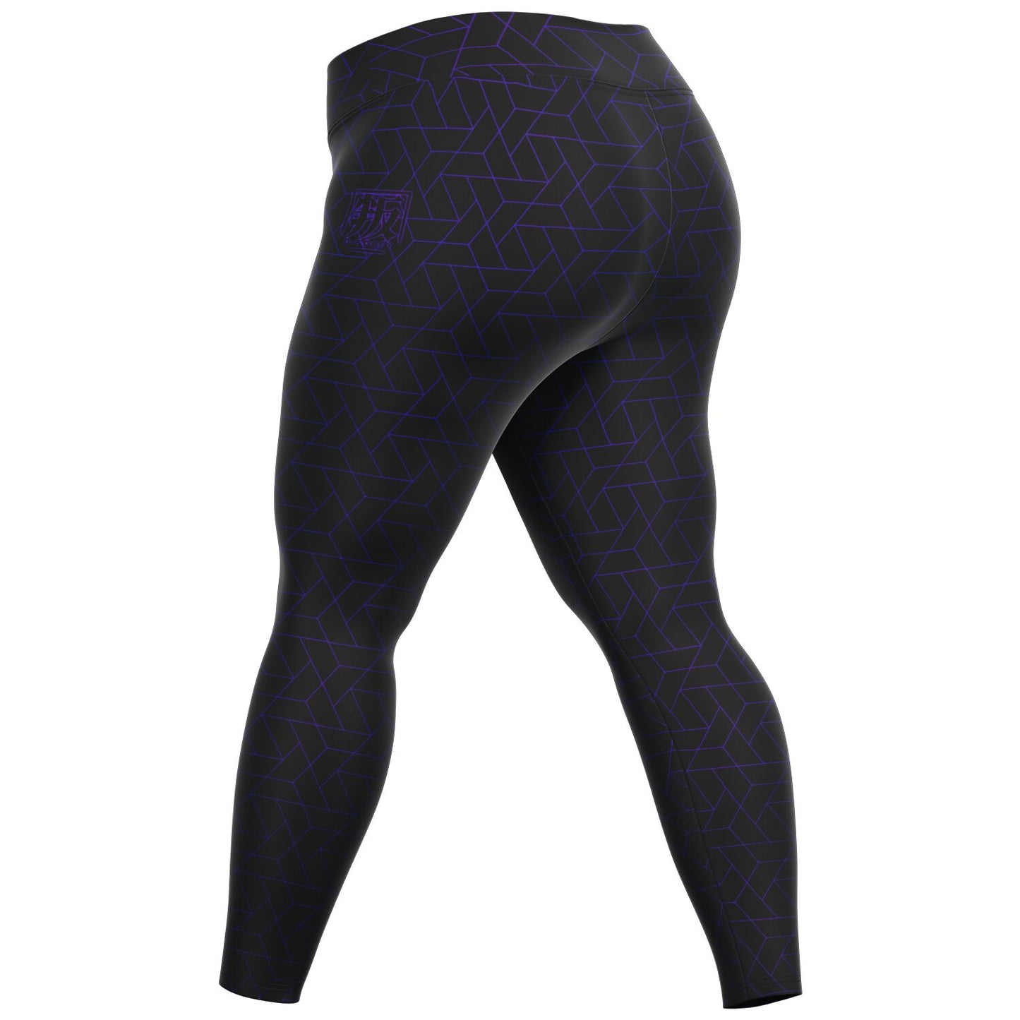 Plus Size Legging - CYBERBLACK DARK