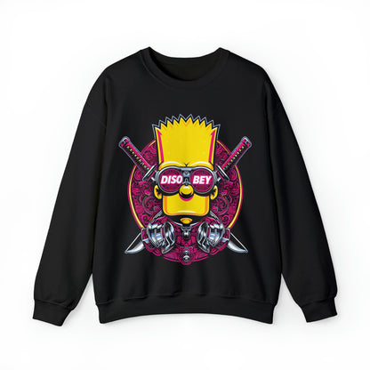 DISOBEY Crewneck Sweatshirt (BRAT SHIELD)