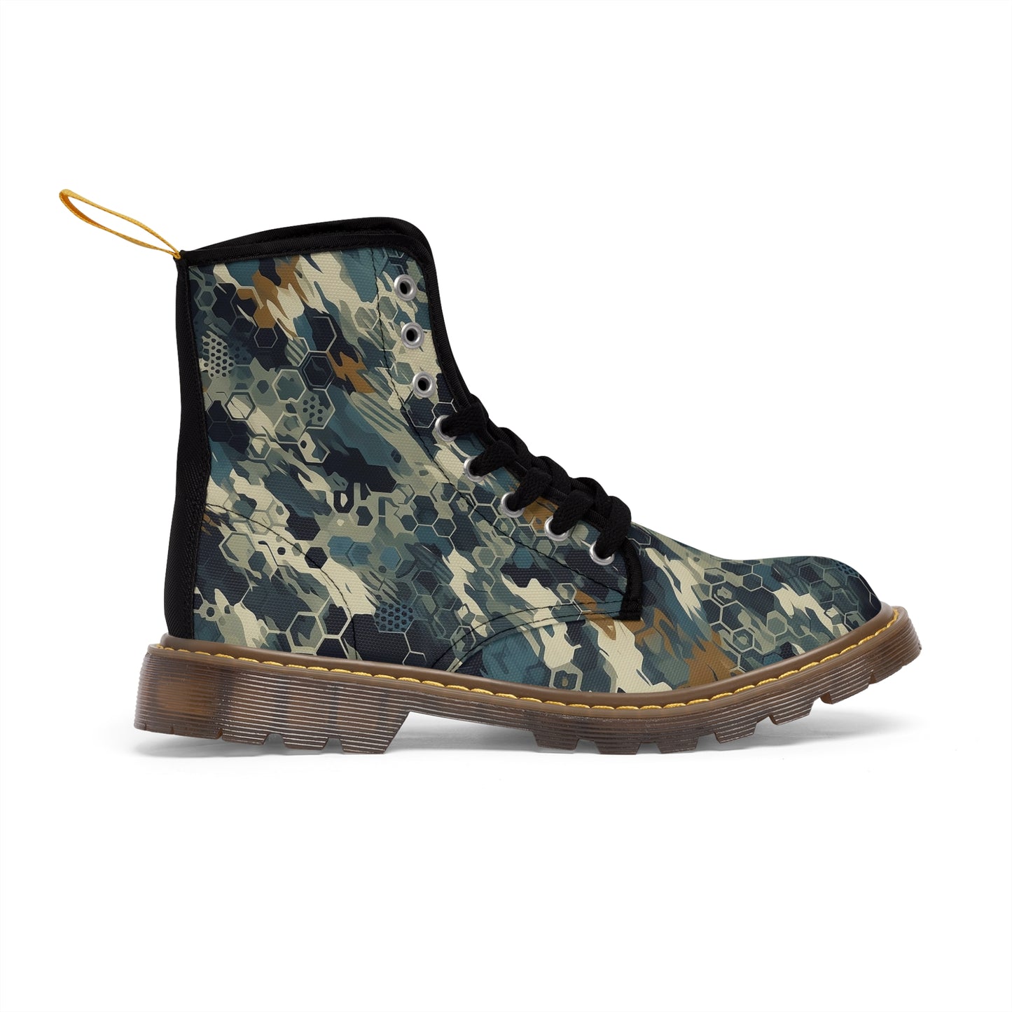 HEXCAM Rhodesian Blue Men's Canvas Boots