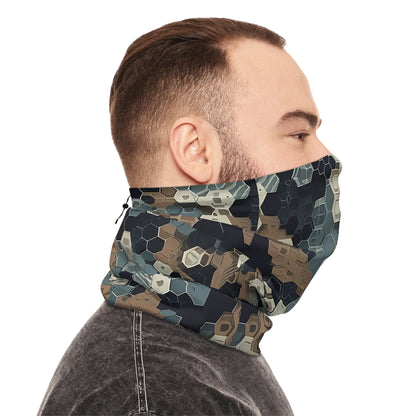 Hexcam Mountain Winter Neck Gaiter With Drawstring