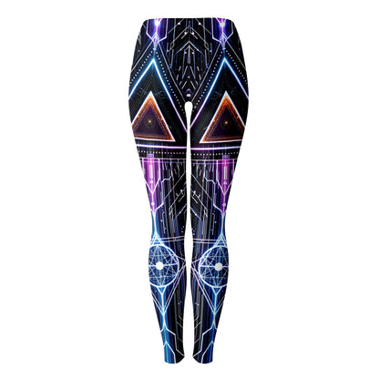 DISOBEY Festival Leggings  -  CYBERBLACK