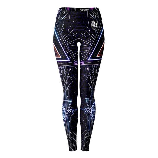 DISOBEY Festival Leggings  -  CYBERBLACK