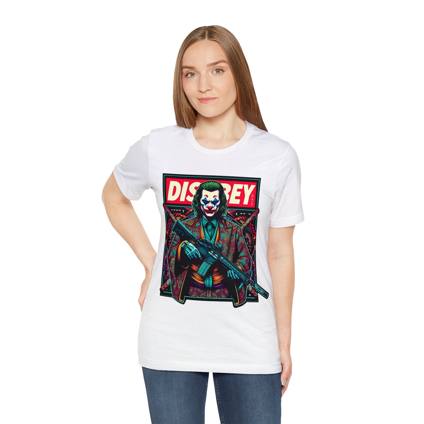 DISOBEY Unisex Tee (ARMED CLOWN)