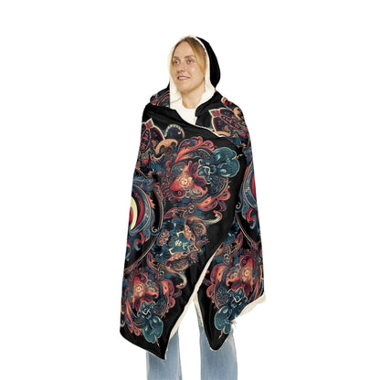 Hooded Snuggle Blanket - ROYAL KOI