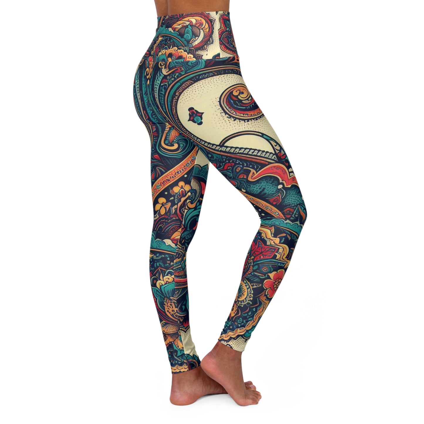 High Waisted Leggings (ORIENTAL FLAVOR)