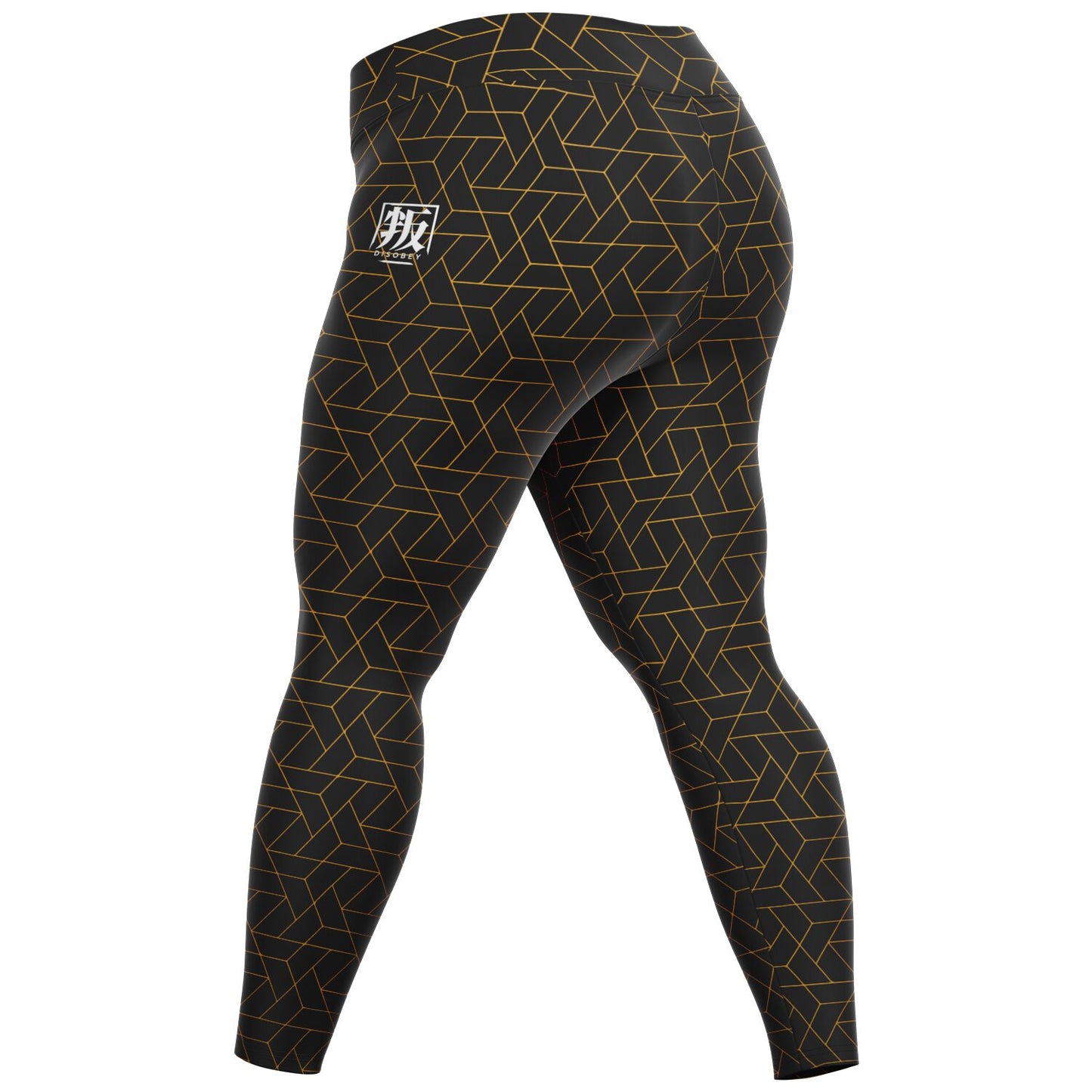 Plus Size Legging - CYBERBLACK CITRUS