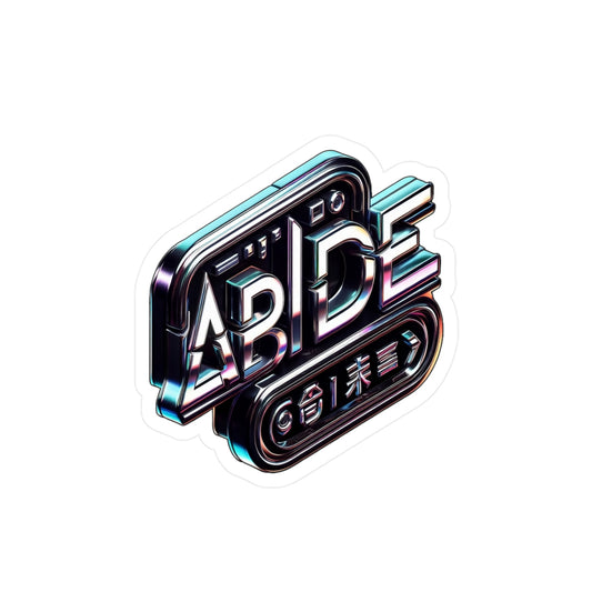 ABIDE Logo Vinyl Decal