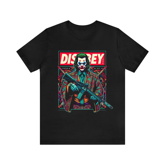 DISOBEY Unisex Tee (ARMED CLOWN)