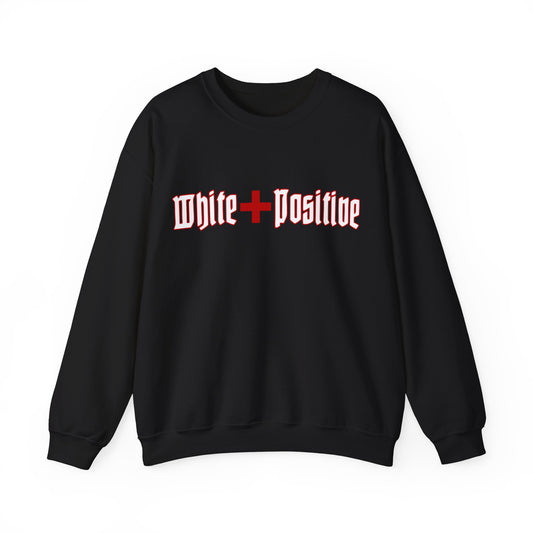 WHITE + POSITIVE Crewneck Sweatshirt