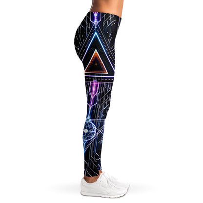 DISOBEY Festival Leggings  -  CYBERBLACK