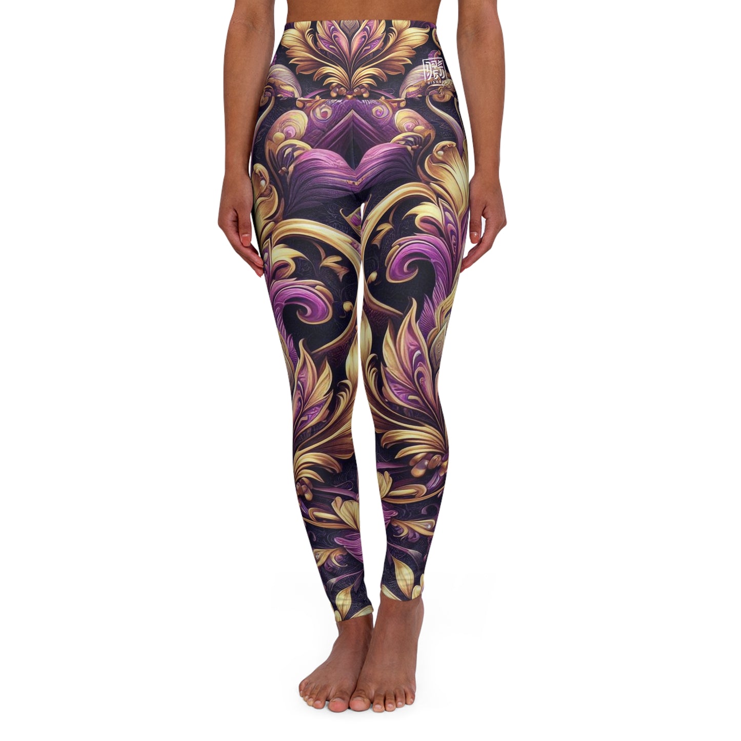 High Waisted Leggings (PURPLE TREASURE)