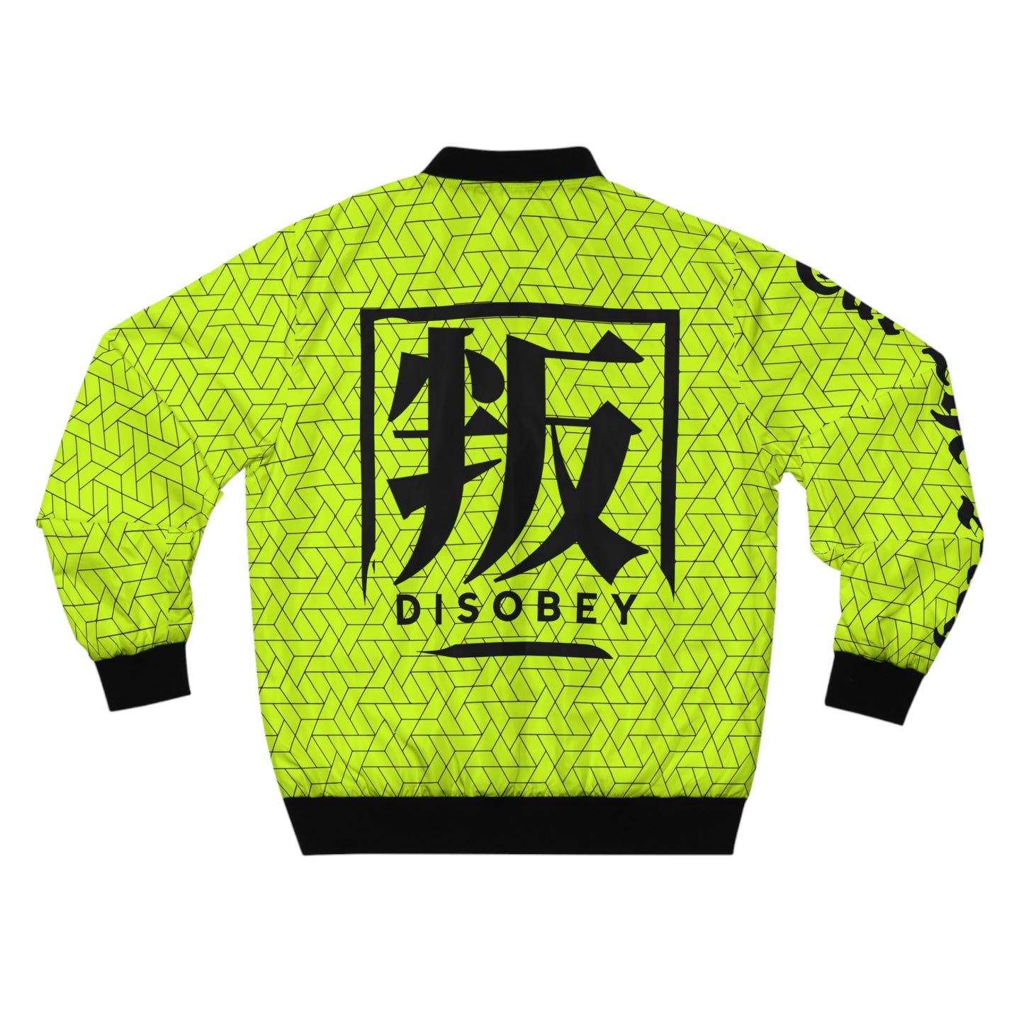 DISOBEY Men's Bomber Jacket (EAT THE RICH)