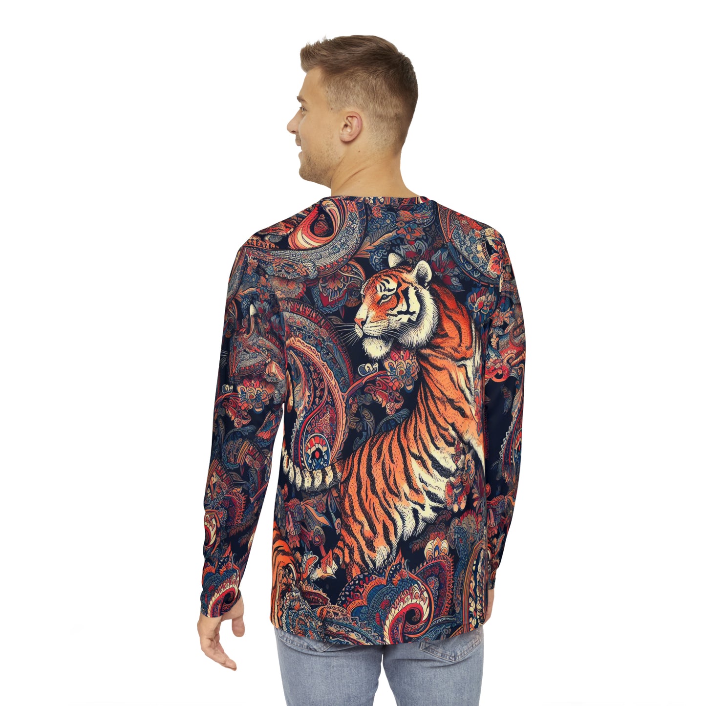 Men's Long Sleeve Shirt (TIGERS ARE FRIENDS)